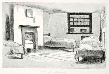 A Room in a Lodging-house, Illustration from 